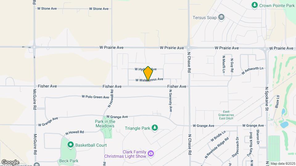 1448 W Watercress Ave Map and Location Details