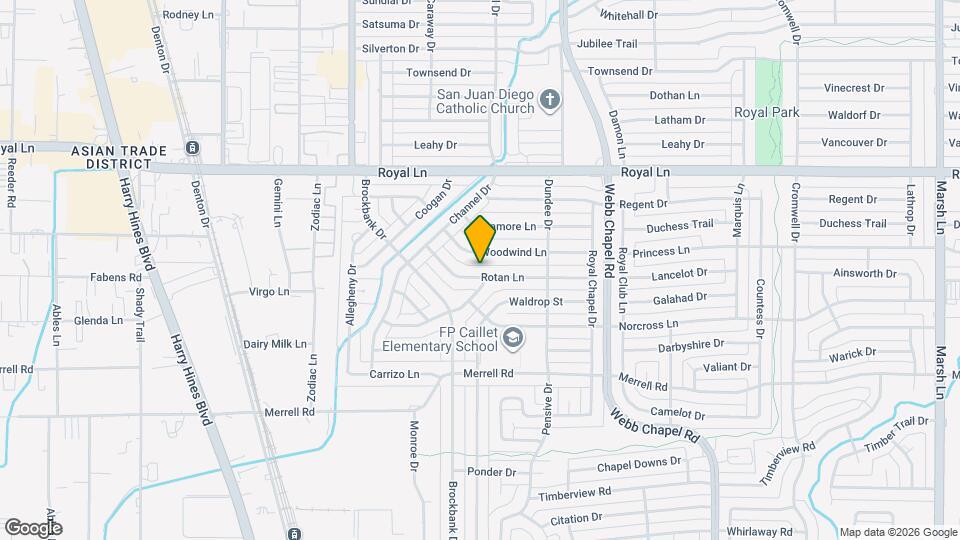 3053 Rotan Ln Map and Location Details