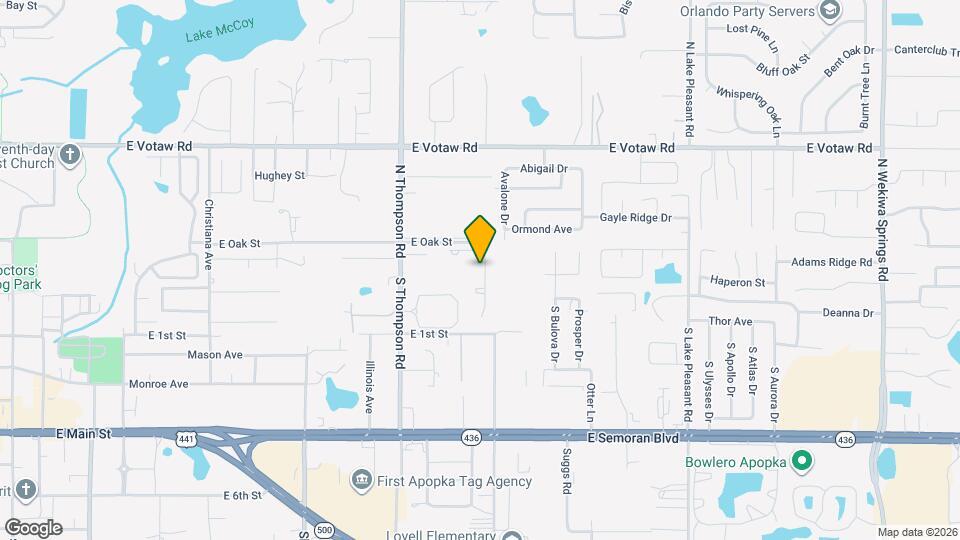 362 Thompson Vlg Ave Map and Location Details