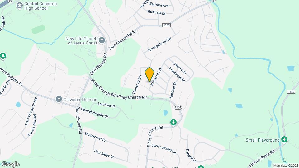 4580 Kellybrook Dr Mapa y Detalles de la Ubicación