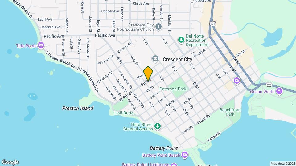 209 9th St Map and Location Details