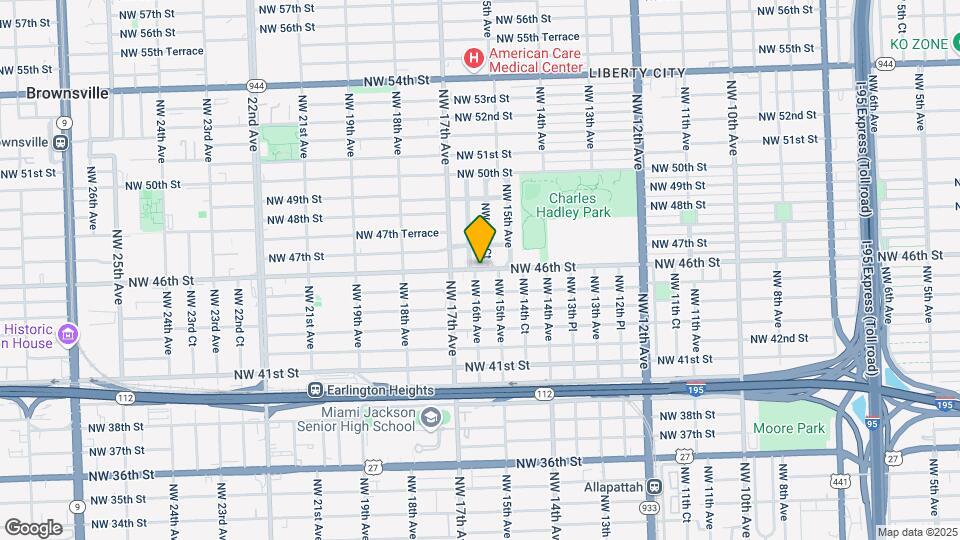 1542 NW 46th St Map and Location Details
