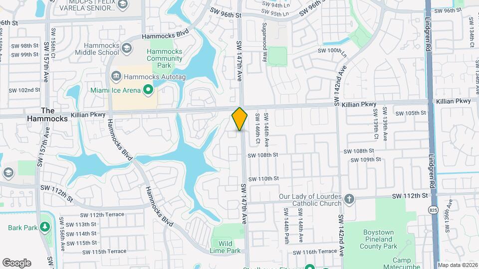10615 SW 147th Ct Map and Location Details