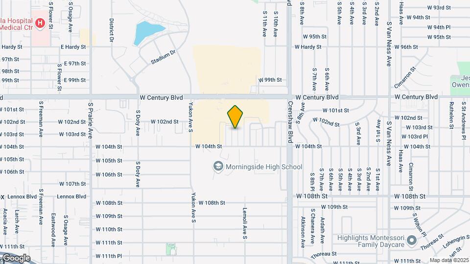 10219 Darby Ave Map and Location Details