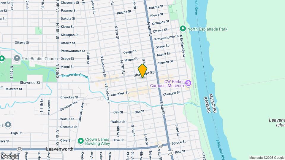 510 Delaware St Map and Location Details