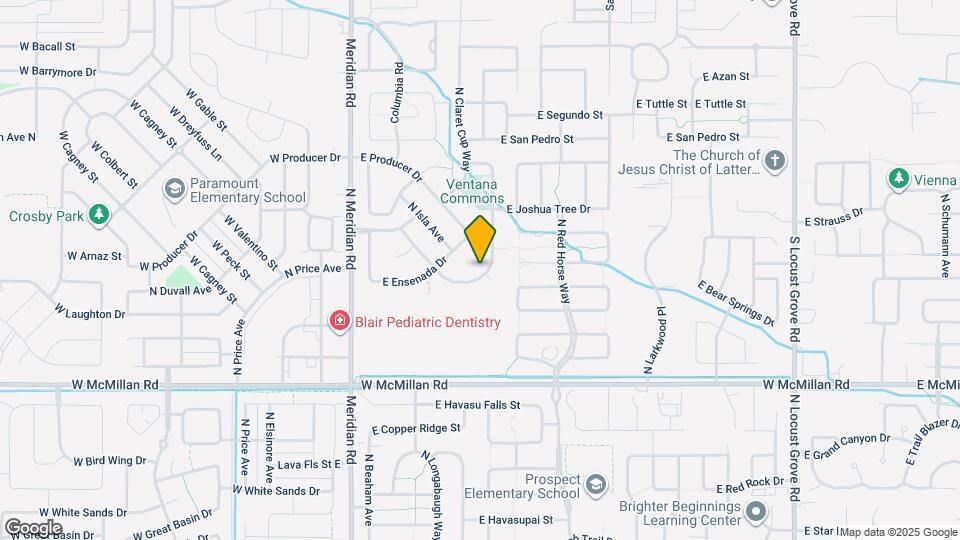 5218 N Zamora Way Map and Location Details