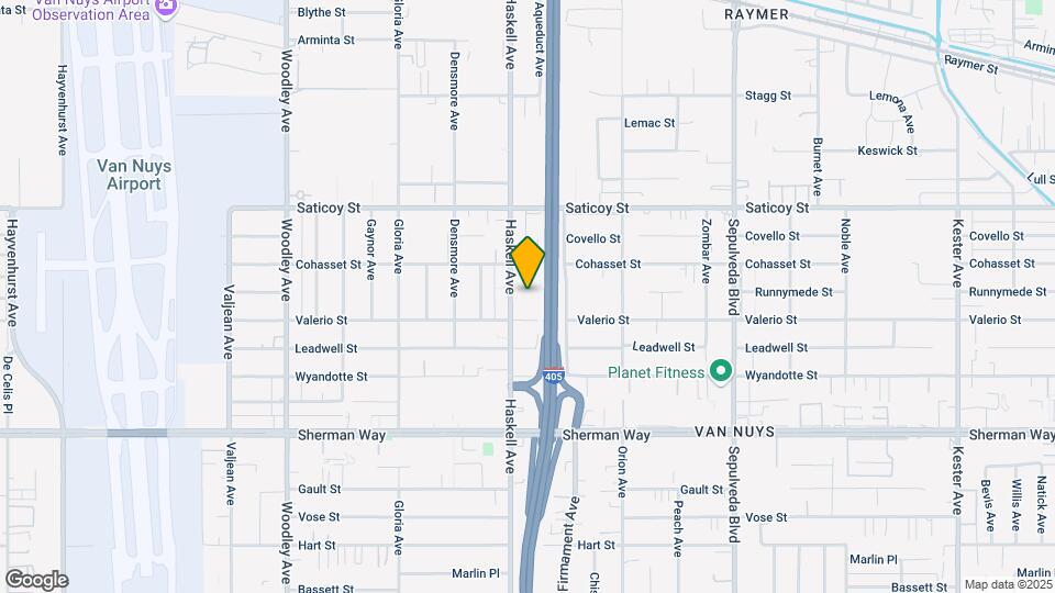 7424 Haskell Ave, Unit 204 Mapa y Detalles de la Ubicación