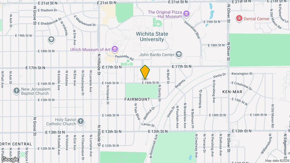 1700 N Harvard Ave Map and Location Details