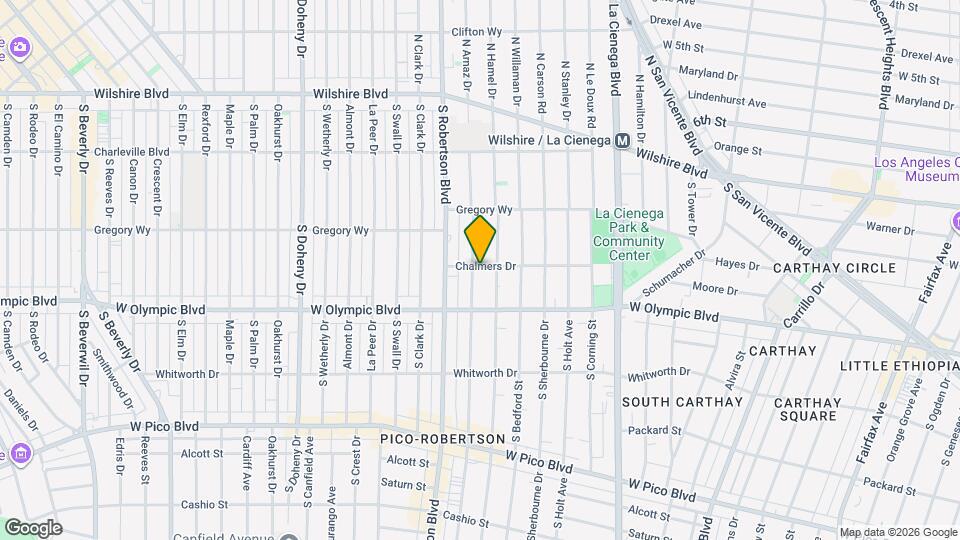 900 S Wooster St Map and Location Details