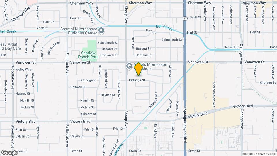 22315 Kittridge St Map and Location Details