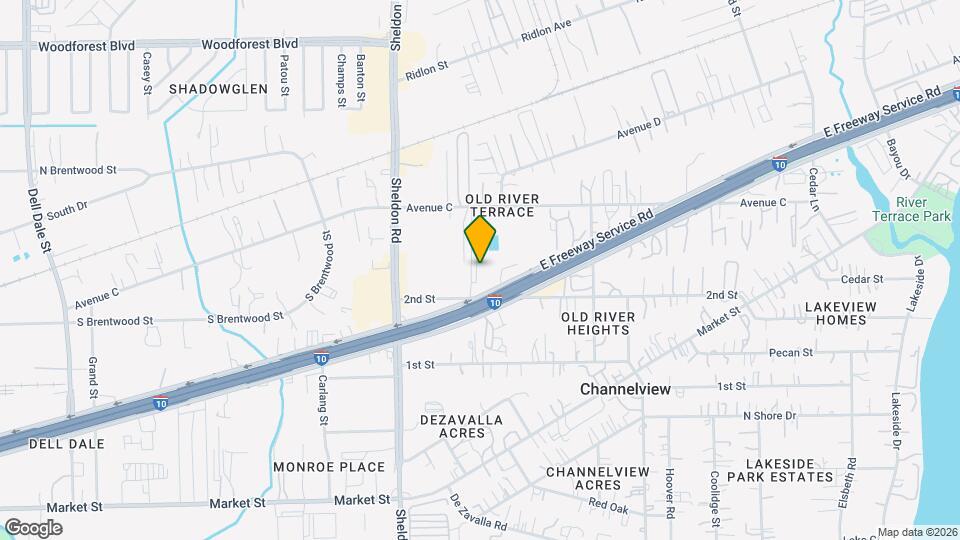 15919 East Fwy Map and Location Details