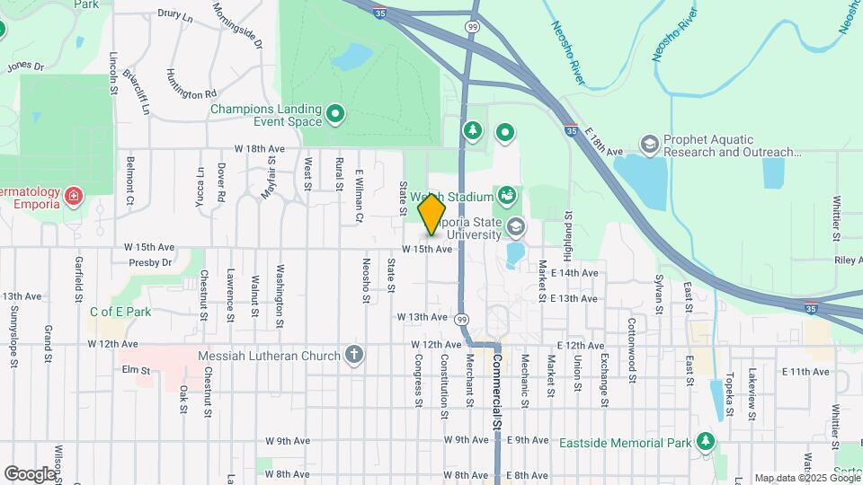 126 W 15th Ave Map and Location Details