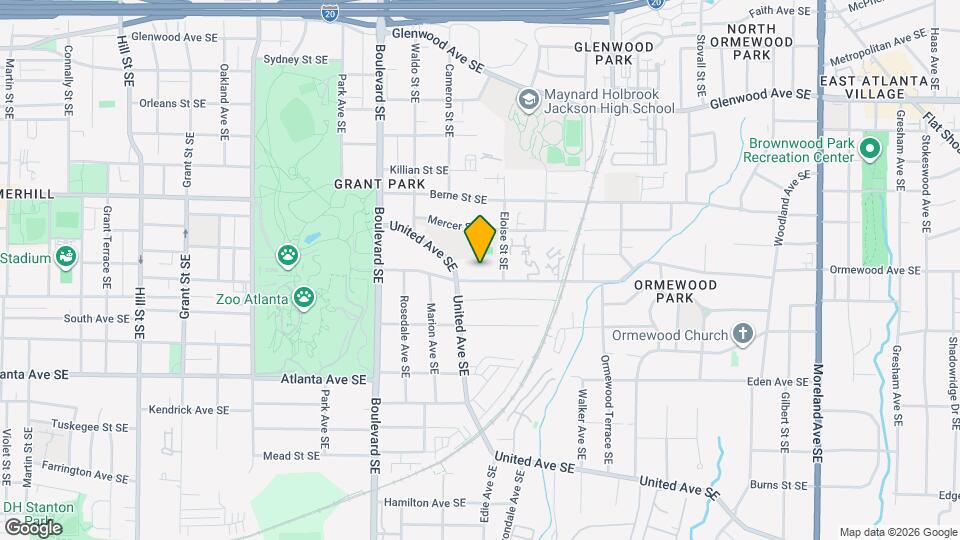 716 Ormewood Ave SE Mapa y Detalles de la Ubicación