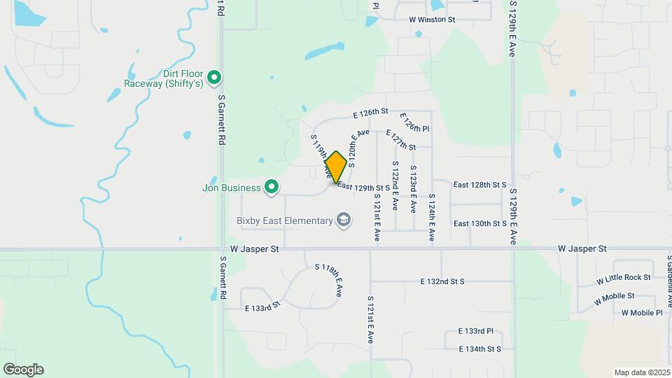 11760 E 128th Pl S Map and Location Details