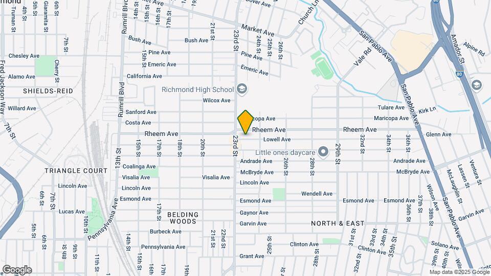 2331 Lowell Ave Map and Location Details