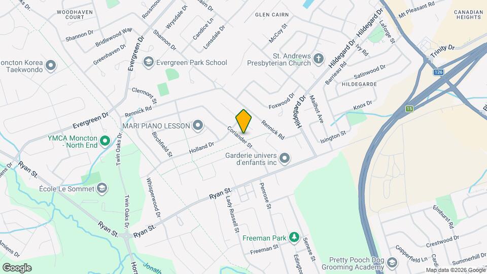 73 Coriander St Map and Location Details