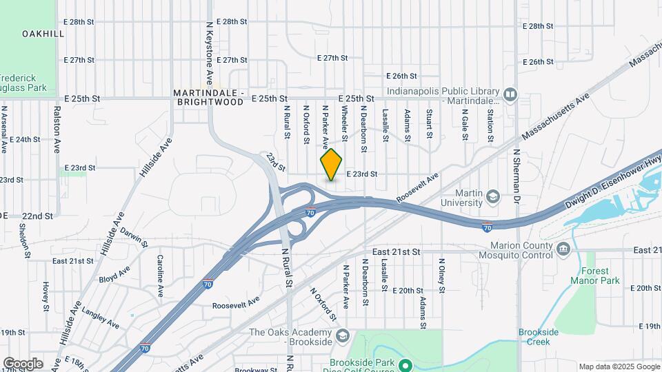 2249 N Parker Ave Map and Location Details