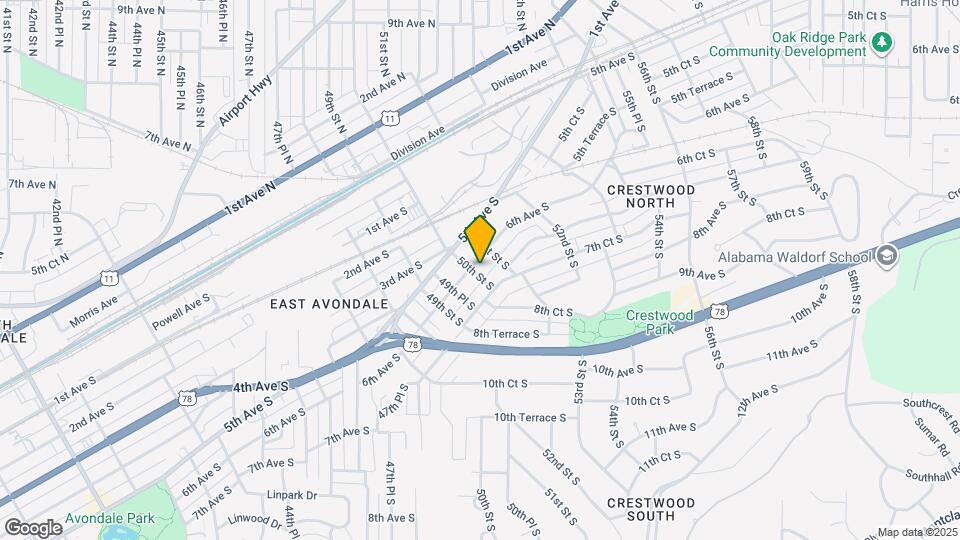 5005 6th Ave S Map and Location Details