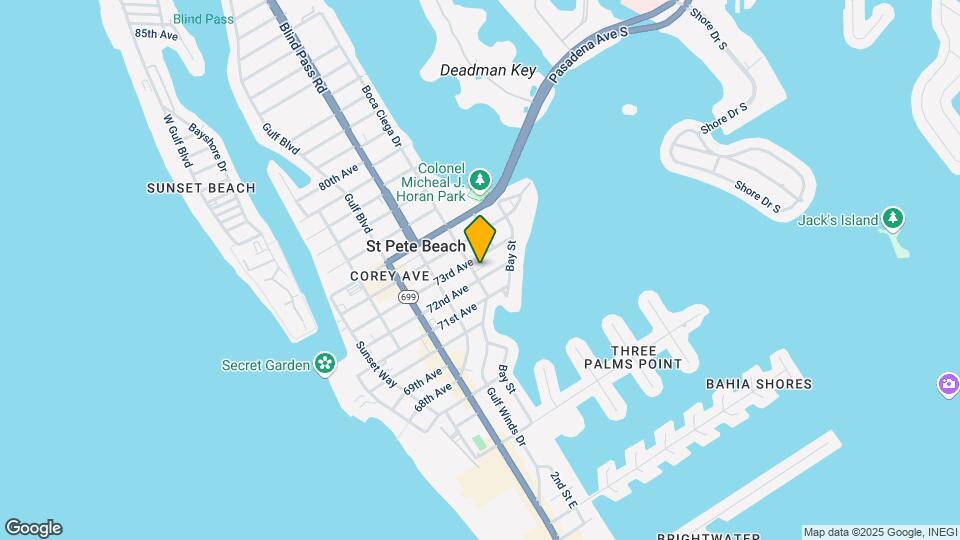 7209 Boca Ciega Dr Map and Location Details
