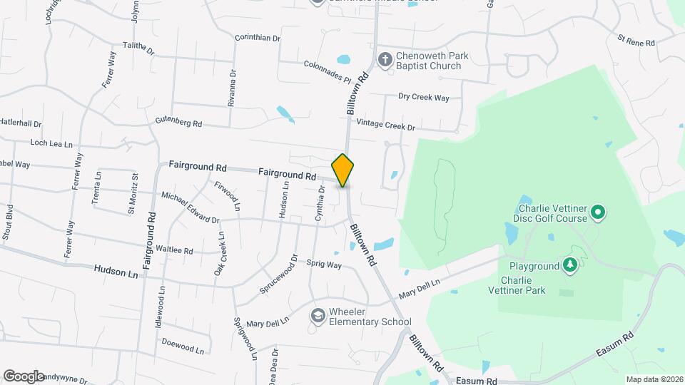 5123 Keegan Way Map and Location Details