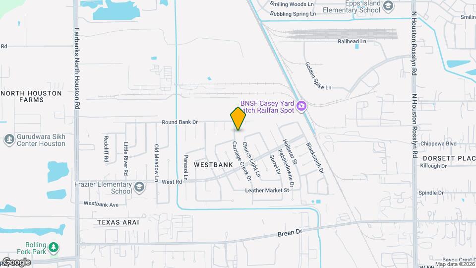 8606 Carriage Creek Dr Map and Location Details