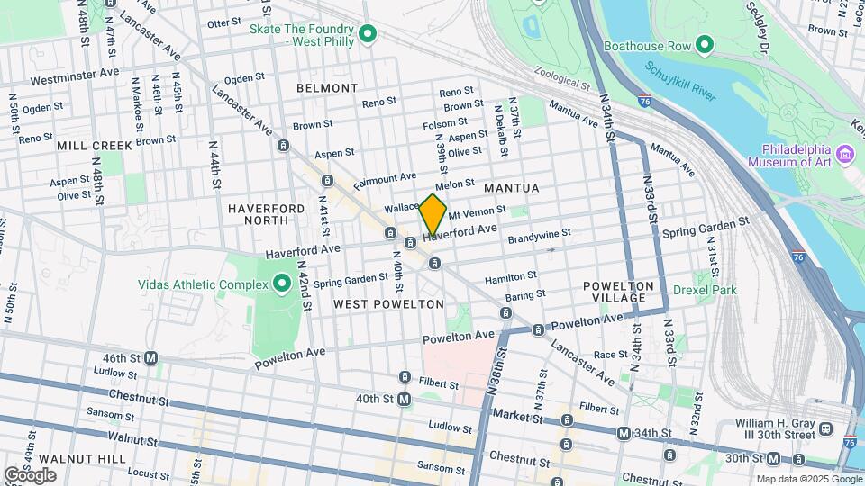 3930 Haverford Ave Map and Location Details