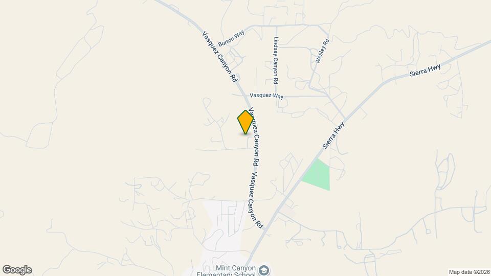 16438 Vasquez Canyon Rd Map and Location Details