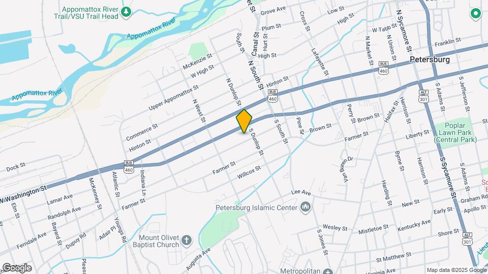 921 Rome St Map and Location Details