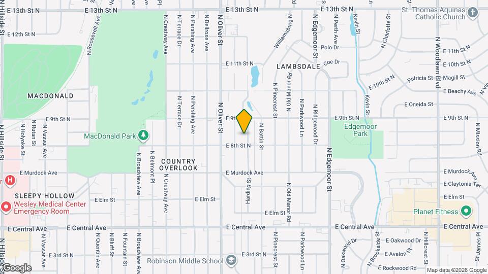 915 N Harding Ave Map and Location Details