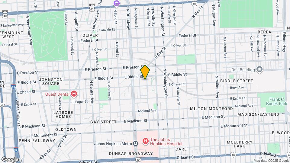 1112 Rutland Ave Map and Location Details