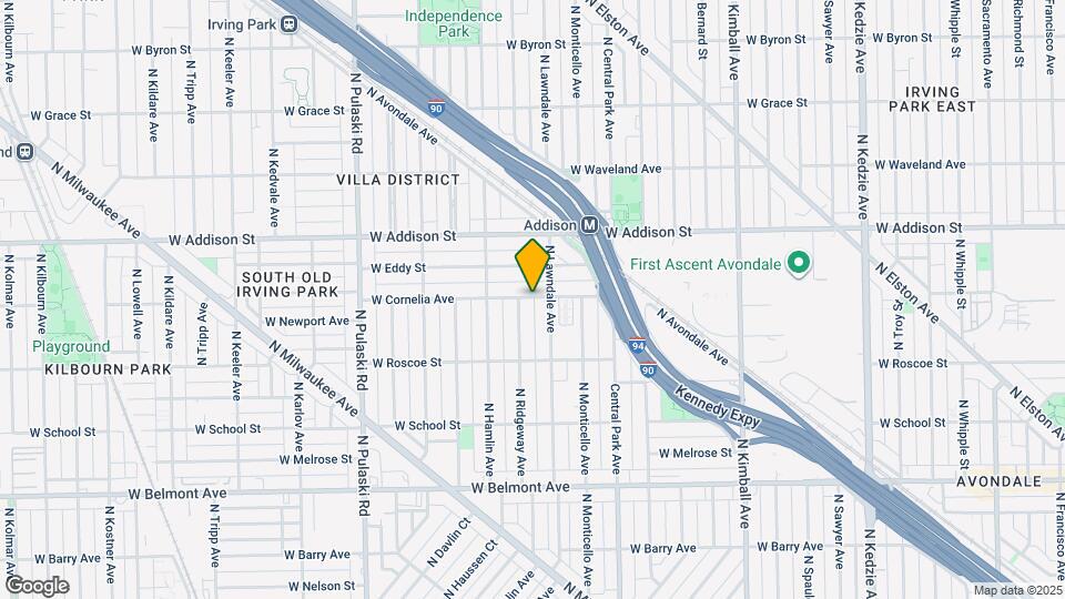 3725 W Cornelia Ave Map and Location Details