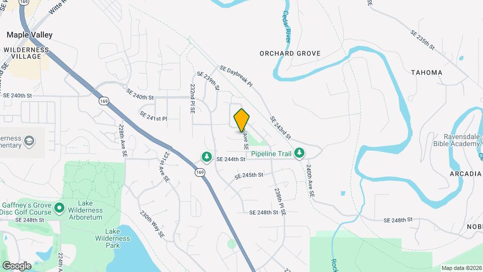 23522 SE 243rd St Map and Location Details