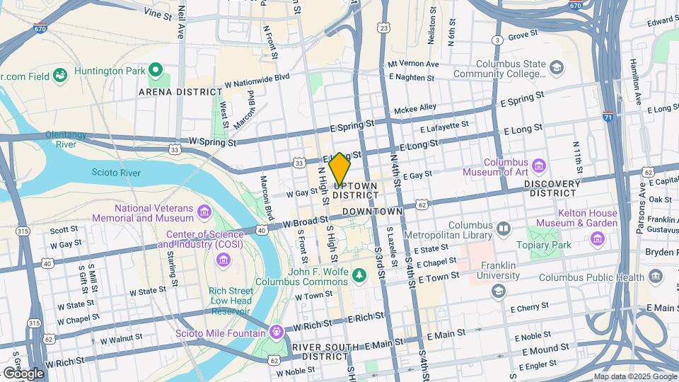 45 N Pearl St Map and Location Details