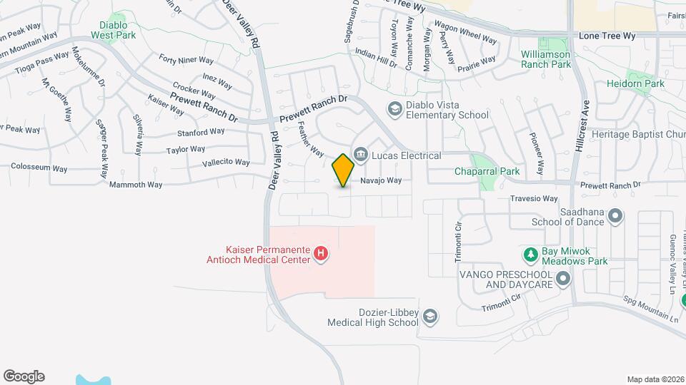 5208 Cardinal Ct Mapa y Detalles de la Ubicación