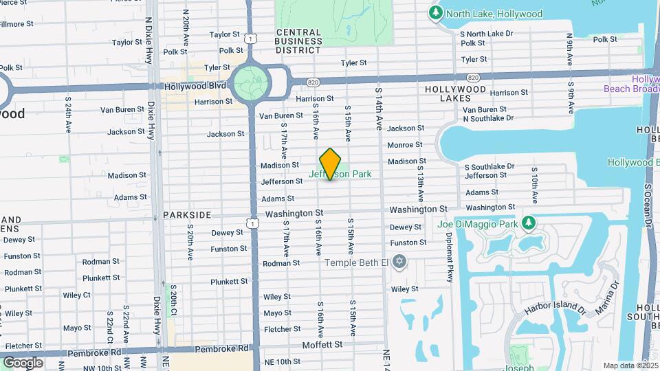1538 Jefferson St Map and Location Details
