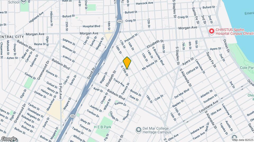 1538 S 19th St Map and Location Details