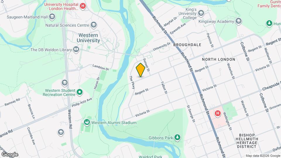 82 Huron St Map and Location Details