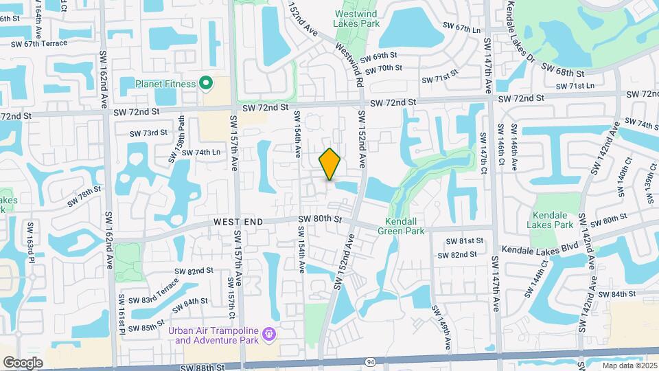 7655 SW 153rd Ct Map and Location Details