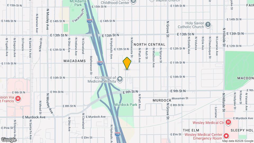 1120 N Minneapolis Ave Map and Location Details