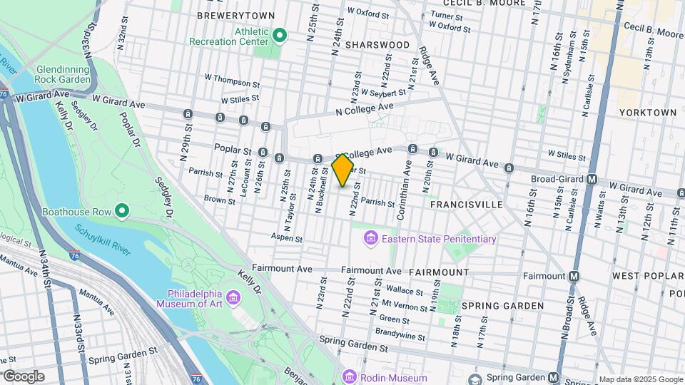 845 N 23rd St Map and Location Details