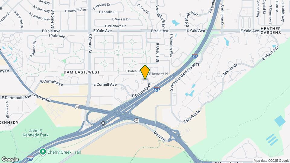 12911 E Cornell Ave Map and Location Details