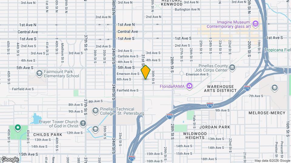 610 1/2 31st St S Map and Location Details
