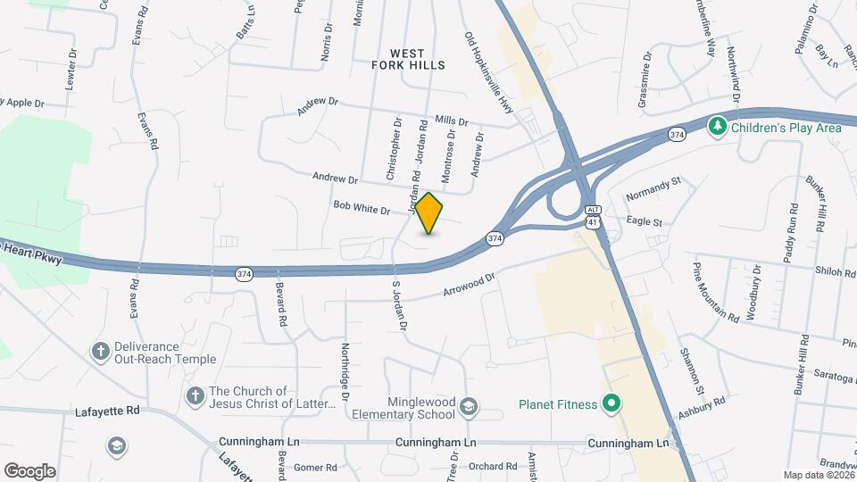 203 Quail Ridge Rd Map and Location Details