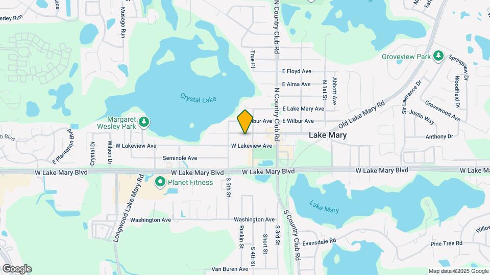 165 W Crystal Lake Ave Map and Location Details