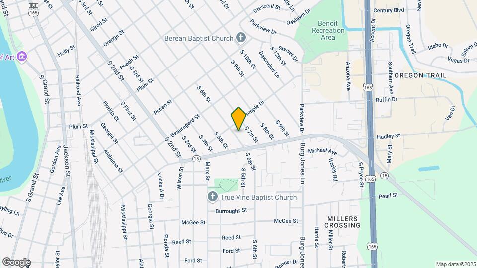 1709 S 6th St Map and Location Details