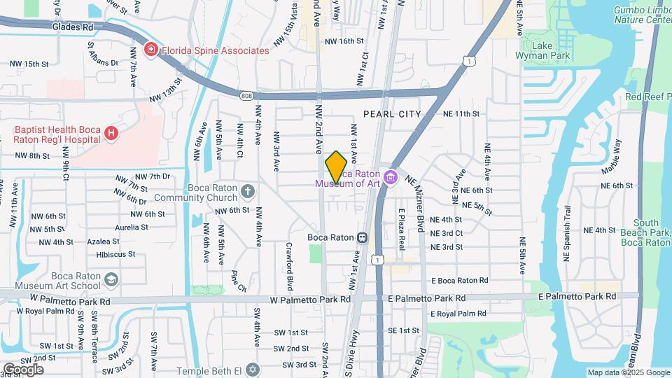 160 NW 7th St Map and Location Details