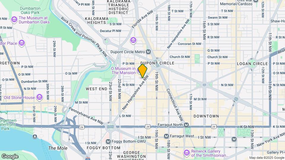 2012 O St NW Map and Location Details