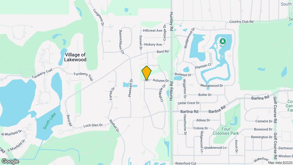 1106 Autumn Dr Map and Location Details