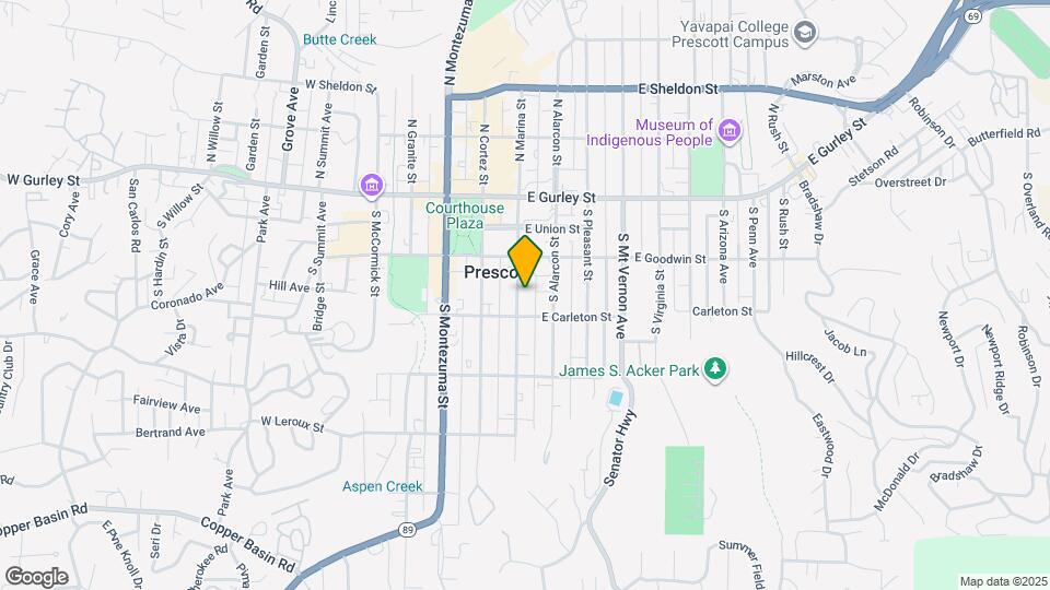 231 S Marina St Map and Location Details