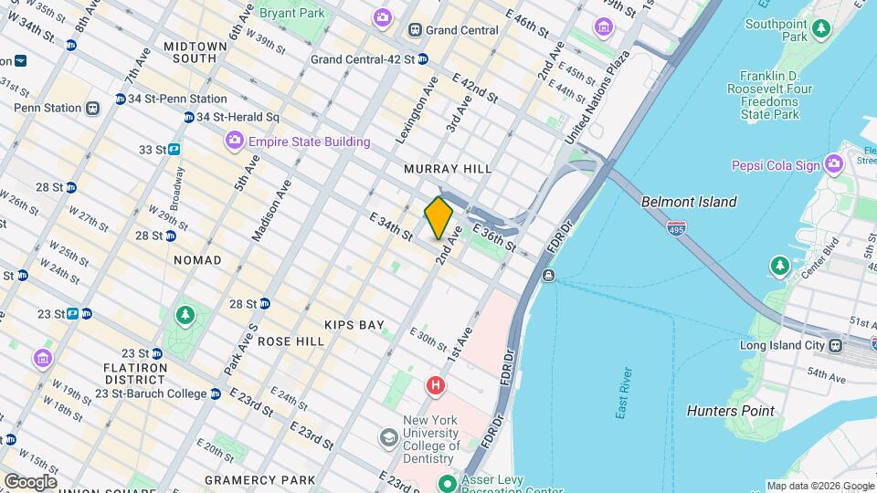 623 Second Ave Mapa y Detalles de la Ubicación